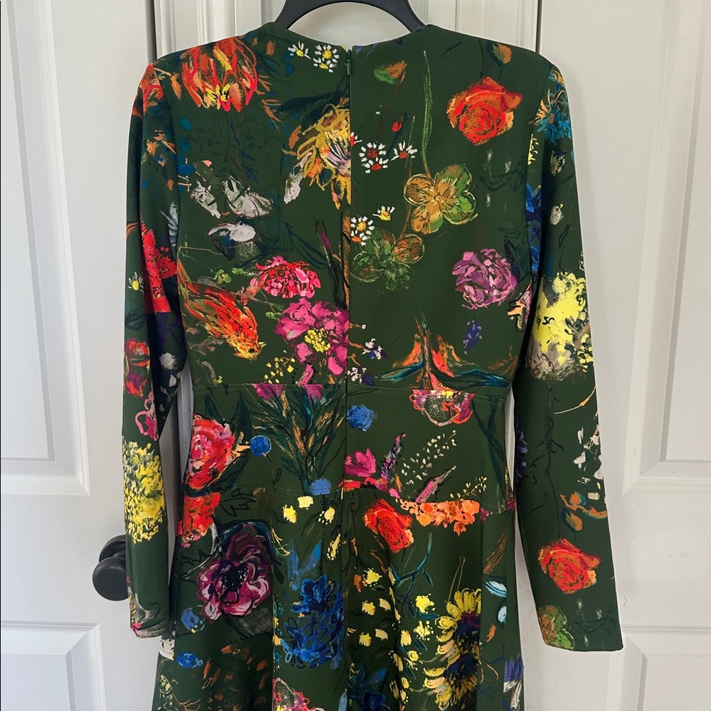 Lela Rose Floral Multicolor Dress - Picture 4 of 8